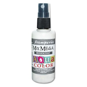 Краска-спрей "Aquacolor Spray" KAQ019 белый перламутр, Stamperia, 60 мл